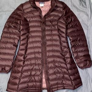 Patagonia Women’s down jacket, size Small.